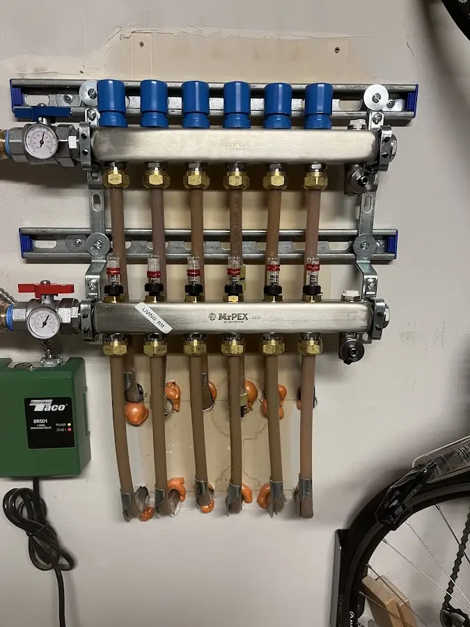 Plumber performing Gas Leak Detection at a residential property in Thomasville